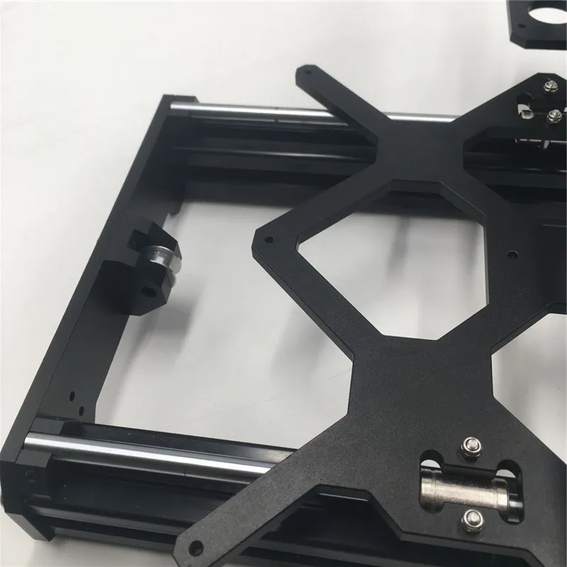 Funssor Prusa i3 MK3 3d принтер алюминиевый сплав Механическая Рамка комплект черный анодированный алюминиевый каркас набор