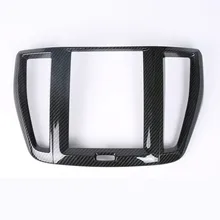 Углеродного волокна центральной консоли навигации AC Vent Накладка для Volvo XC60 стайлинга автомобилей Стикеры аксессуары