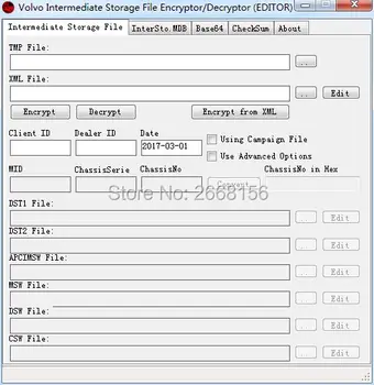 

INTERMEDIATE STORAGE FILE ENCRYPTOR-DECRYPTOR (EDITOR) v0.2.1