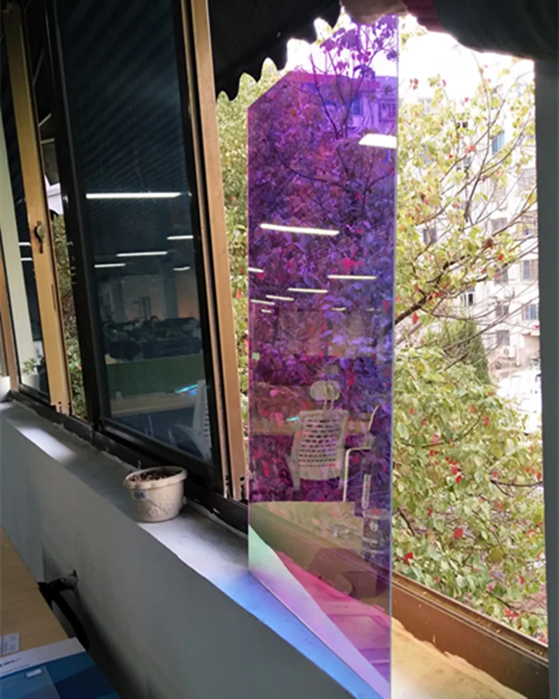 Rainbow Color Iridescent Window/Acrylic Sticker Film for Glass Window Sticker Decorative UV Proof Film A4/50cm/100cm/200cm/300cm