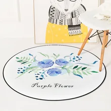 Nordic цветок круглый ковры спальня гостиная Чай Таблица стул подушка для пола ковры для детей комнаты alfombras