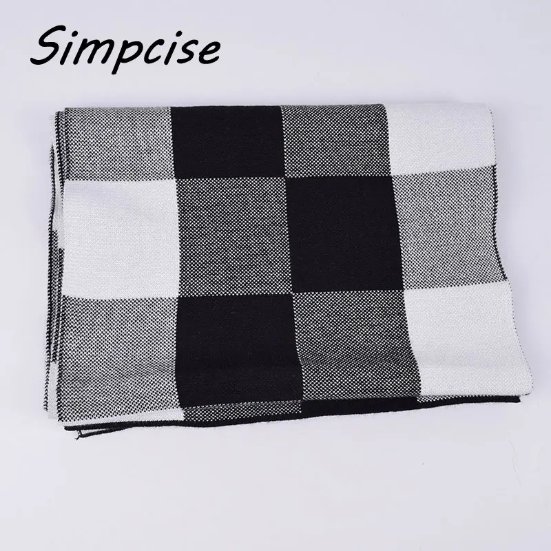 man scarf New Design Brand Scarf Elastic Winter Warm Luxury Scarves Echarpe Acrylic knitted Scarf Man A3A18935 mens cotton scarf