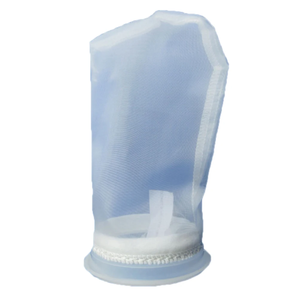 PATIKIL Aquarium Filter Media Bags 10x10cm - 10 Pack White Mesh Bags With Zipper For Fish Tank