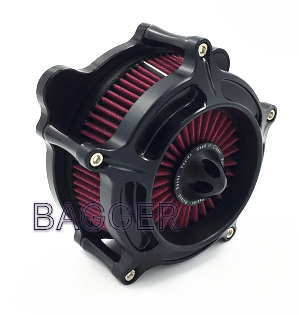 

RSD High Flow Air Filter For Harley Sporter 883 Dyna Touring Softail Model CNC Knife Cutting 0206-2037-SBM Air Filter