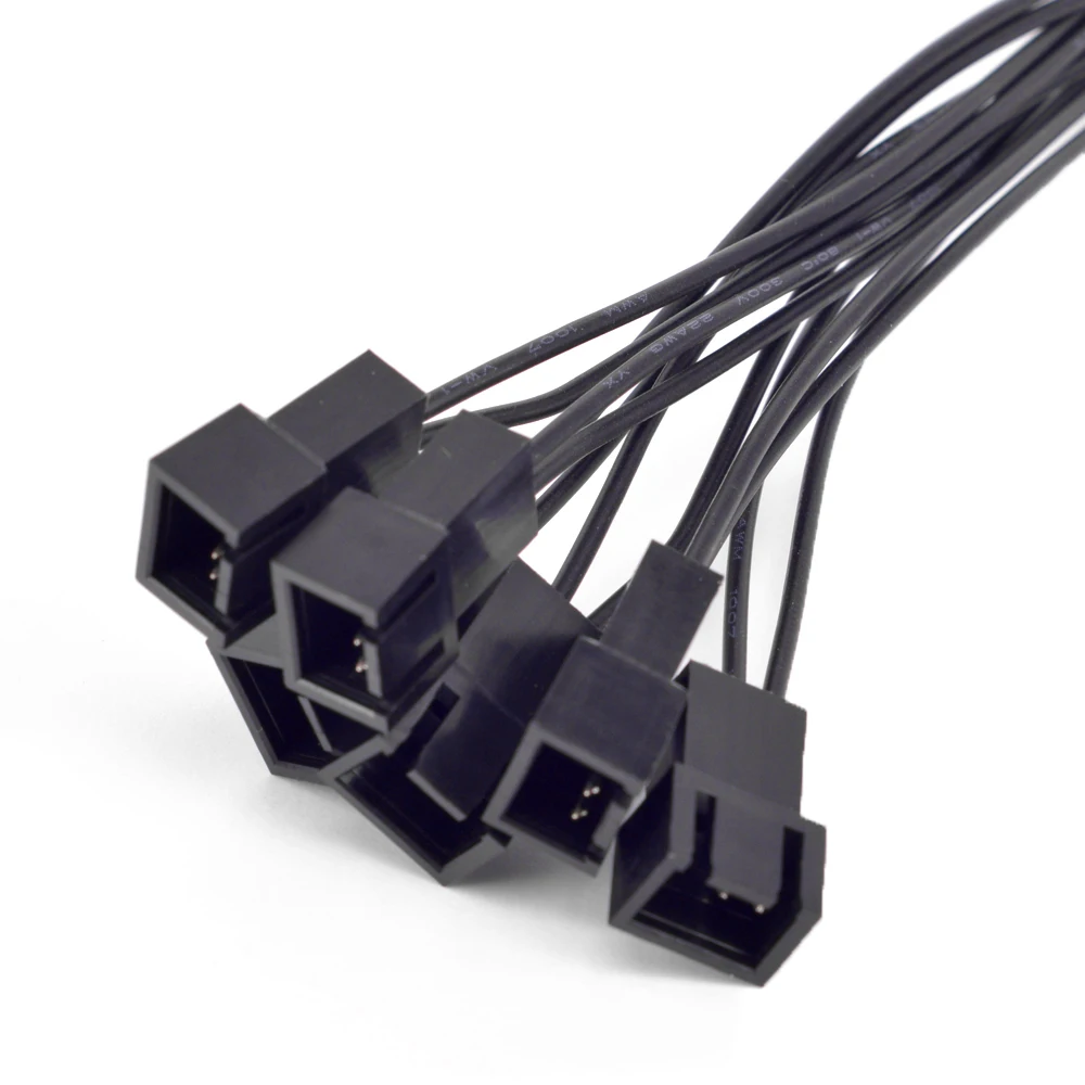 6 портовый 3 контактный вентилятор концентратор PCI e графическая видеокарта