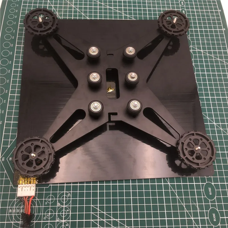 

3D Printer Accessory CR-10S 24V Heating Bed 310mm and black Color Y carriage Plate with solid wheel 3D Printer Parts heated bed