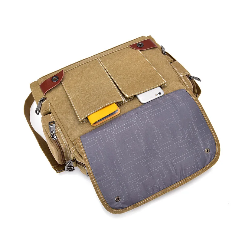 2019 جديد حقائب جلدية الرجال محمول حقيبة الرجال قماش رسول حقيبة كتف رجل Crossbody الرافعة حقيبة أكياس حقيبة