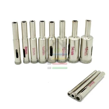 Ceramic Marble GlassTile Drill Diamond Coated Core Drills Bit Set Tools Hole Saw Accessories Opener Bits 11pcs/Set 4mm to 15mm