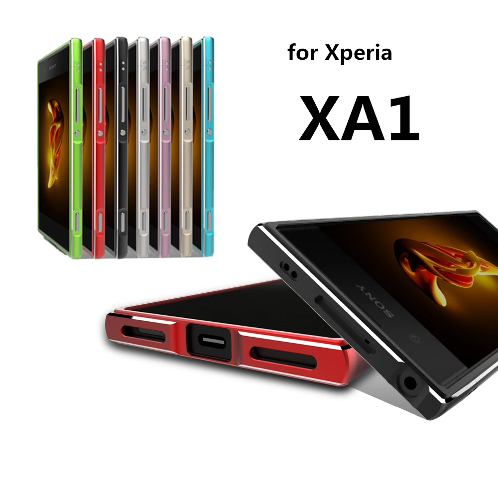 imágenes para Para El caso de Sony Xperia XA1 Lujo de Lujo Ultrafino de Parachoques de aluminio Para Sony Xperia XA1 E5823 5.0 "caso + 2 Película (1 Delantero + 1 Trasero) imágenes para Para El caso de Sony Xperia XA1 Lujo de Lujo Ultrafino de Parachoques de aluminio Para Sony Xperia XA1 E5823 5.0 "caso + 2 Película (1 Delantero + 1 Trasero)