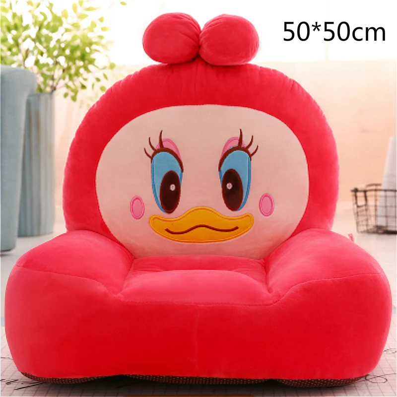 Velvet Surface Kids Cartoon Sofa Household Small Tatami Mat Children Plush Toys Washable Kindergarten Children Lazy Sofa Chair - Цвет: A2