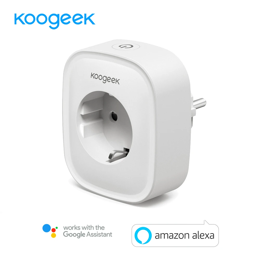 Goede Koogeek Smart Home Wifi Socket EU Plug 220 v voor Amazon Alexa Google Assistant APP Voice Control Draadloze Smart Outlet plug