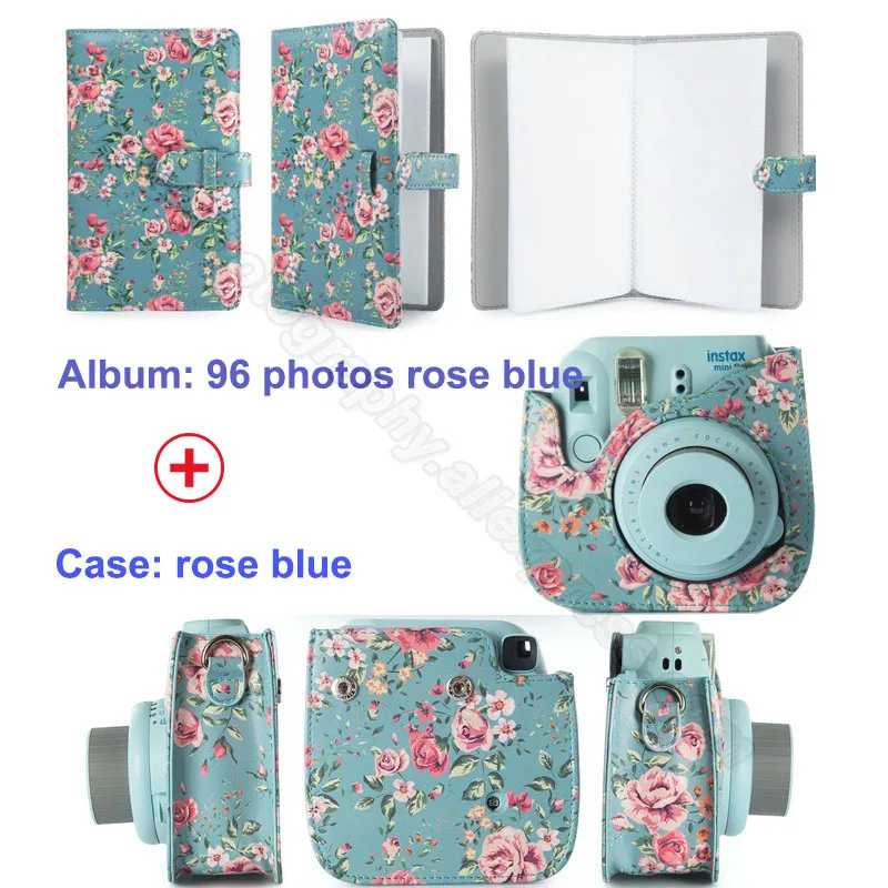 Тот же дизайн альбом и pu кожаный чехол в паре для Fujifilm Instax Mini 9 8 камера, Fujifilm Instax Mini фильмы