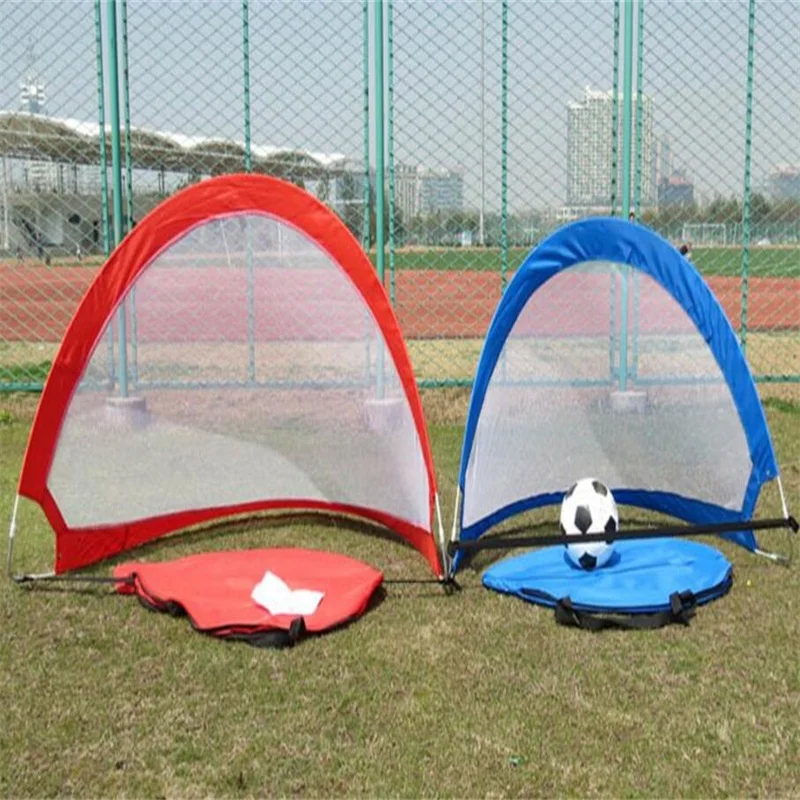 Футбольные футбольные ворота с сеткой складной тренировочный гол защитная сетка Дети Спорт Крытый Дом игрушка для игр на открытом воздухе