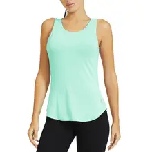 Новые однотонные Цвет повод ажурная без рукавов йога одежда Для женщин кроссовки Фитнес жилет Йога Спортивная одежда