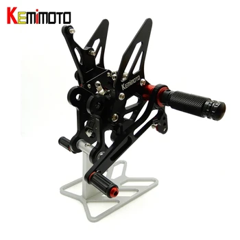 

KEMiMOTO CNC Adjustable Rear Set Rearsets Footrest For Suzuki GSX-S750 2015-2016 GSR-750 2011-2014 Accessories
