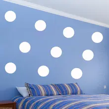 Polka Dot Wall Decals Peel & Stick Big 12 cm Wall Dots Large Kids Room free shipping kids heart polka dot tee