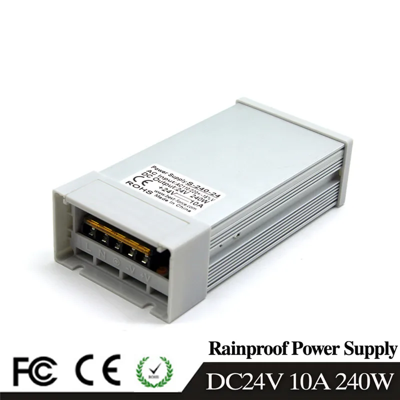 Трансформатор освещения DC24V 400 W 360 W 350 W 300 W 250 W 240 W 200 W 180 W 150 W 120 W 100 W 72 Вт 60 Вт 48 W 15 W 24 V DC Питание Swiching - Цвет: 24V240W