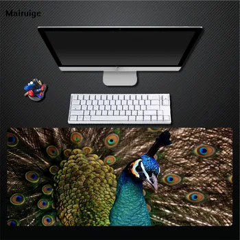 

Mairuige Super Good Looking Peacock Mouse Pad Does Not Fade Rubber Pad Game Player Exclusive Desktop Keyboard Mouse Pad Large