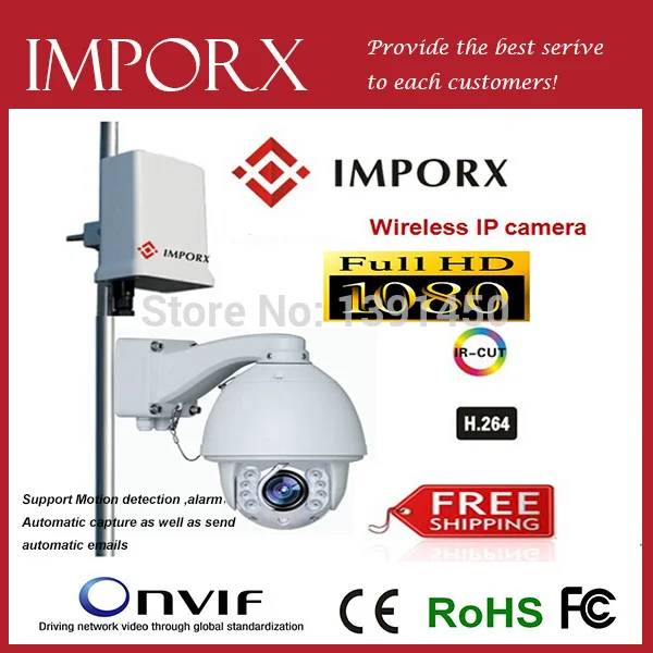 

20X ZOOM PTZ camera 1080P wireless with wifi IP camera