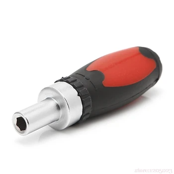 

NEW Ratchet Wrench Screwdriver Ratchet Handle Screw Driver Carbon Steel 6.35mm