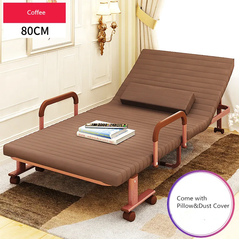 80cm Wide Folding Bed with Mattress Bedroom Furniture Rollaway Guest Bed for Adults and Kids Portable Metal Folding Bed Single 80cm Wide Folding Bed with Mattress Bedroom Furniture Rollaway Guest Bed for Adults and Kids Portable Metal Folding Bed Single