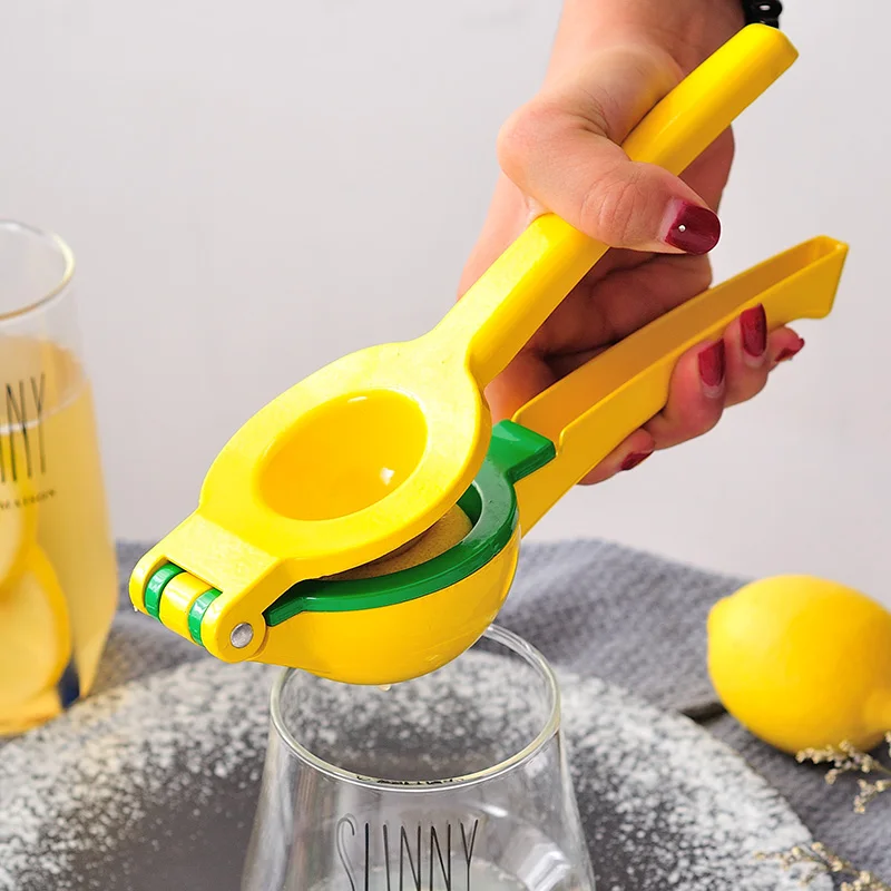 Kitchen Gadgets Aluminum Alloy Hand Press Lemon Squeezer Fresh Fruit