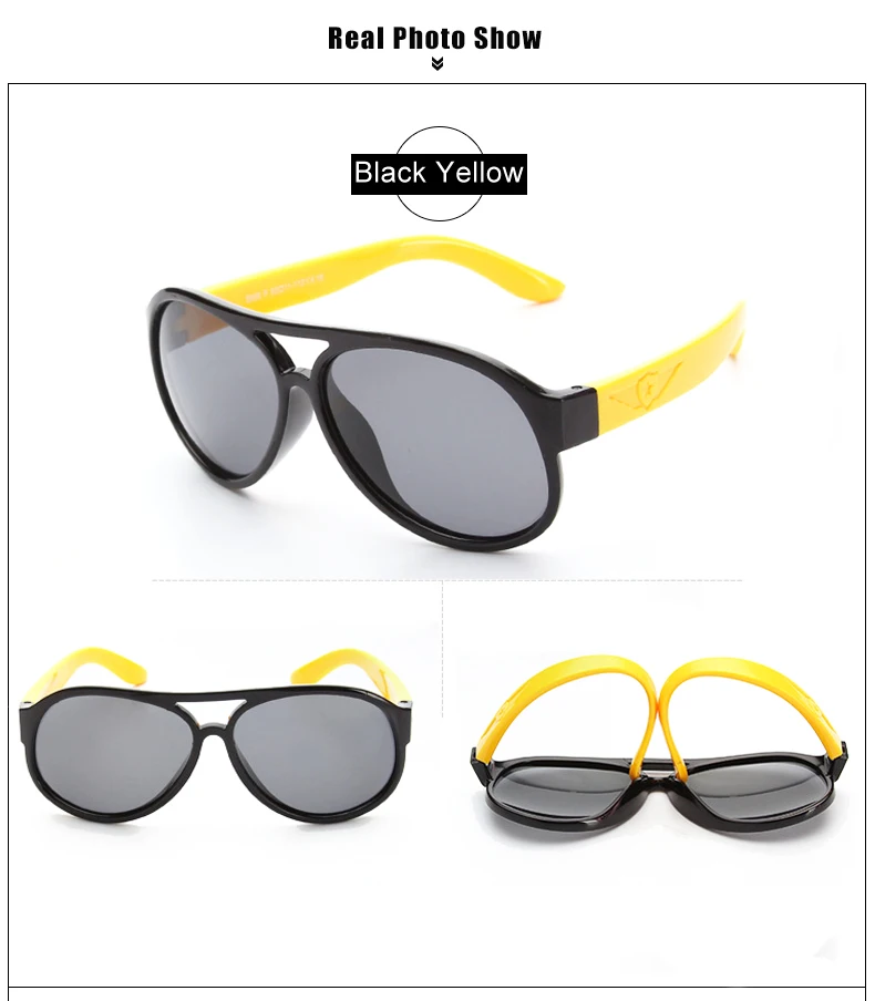 Для маленьких мальчиков поляризованные солнцезащитные очки овальной оправе TAC TR90 очки детские солнечные очки защитные очки для маленьких девочек темные очки для улицы 806