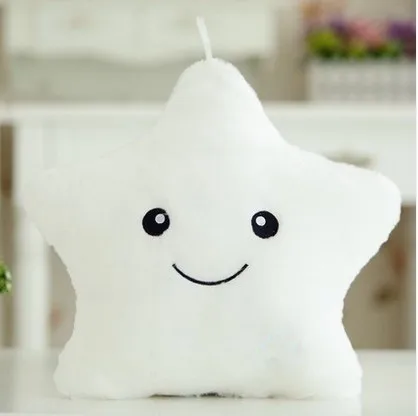 Kawaii Подушка светящаяся Звезда Мягкие плюшевые игрушки свечение в темно наряд