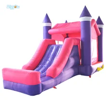 Giant Super Dual Slide Combo Bounce House Bouncy Castle Nylon Inflatable Castle Jumper Bouncer for Home Used