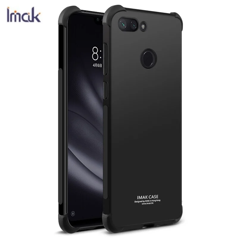 

IMAK Shockproof Airbag Case Soft TPU Mobile Phone Back Cover Coque Shell Case For Xiaomi Mi 8 8SE 8Lite Mi8 Lite SE Explorer