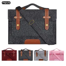 MOSISO 13.3 14 15 15.6 inch Felt Laptop Bag Case for Macbook Asus Dell HP Women Notebook Messenger Shoulder Handbag Briefcase Me MOSISO 13.3 14 15 15.6 inch Felt Laptop Bag Case for Macbook Asus Dell HP Women Notebook Messenger Shoulder Handbag Briefcase Me
