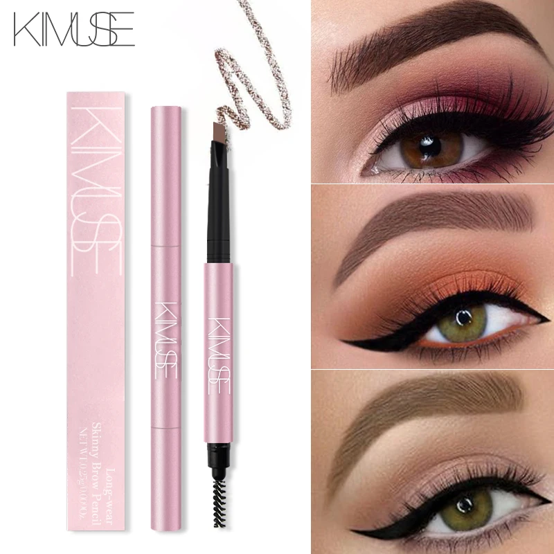 KIMUSE 4Colors Eyebrow Tattoo Pen Eyebrow Enhancer Tools Fine Sketch Liquid Eyebrow Pencil EyeBrow Pencil Long 1