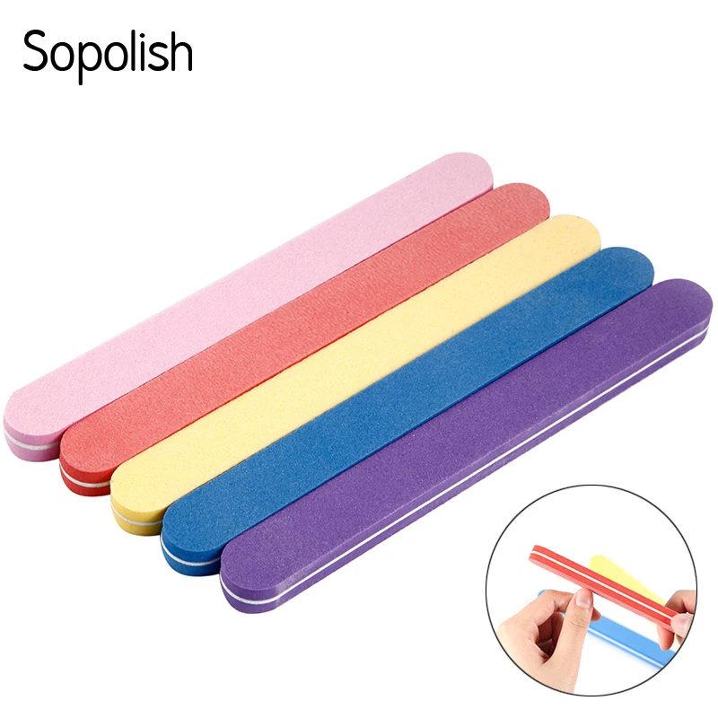 

SOPOLISH Nail Buffer Manicure Tool 1PC Nail Art Remover File Sanding Polishing accessories buffer polisher