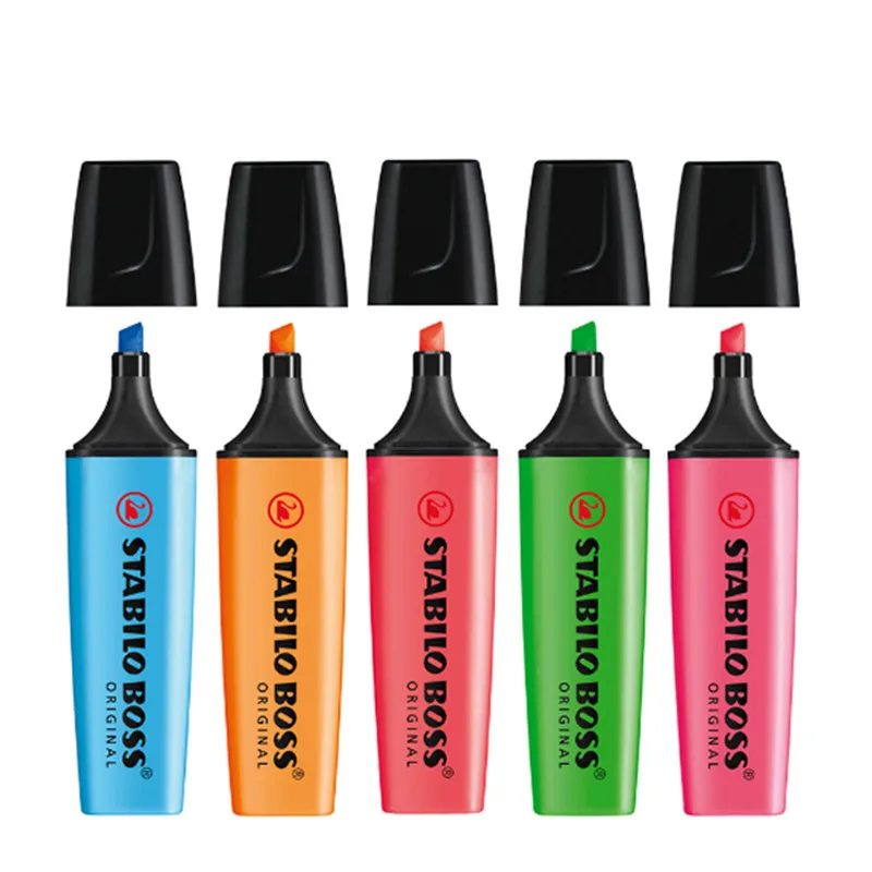 STABILO Германия 70 Boss студенческий цветной хайлайтер цветной маркер офисное использование подсветка ручка цвет яркий большой емкости Высокая
