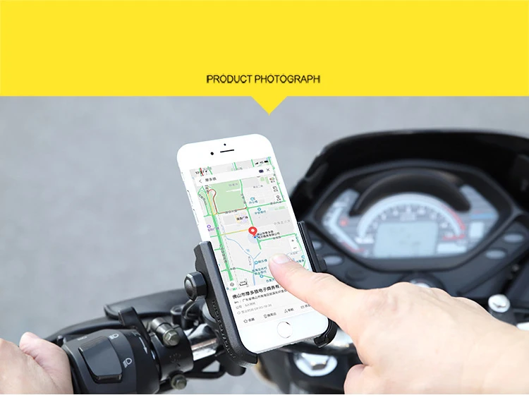 Заряжаемый держатель для телефона из алюминиевого сплава для мотоцикла для iPhone, Поддержка заднего вида, держатель для телефона, держатель для мотоцикла gps, держатель для руля велосипеда