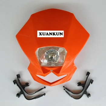 

XUANKUN Off-Road Vehicle Modified Accessories Motorcycle Headlights T8 CQR Face Headlights Super Bright Fan Headlamps