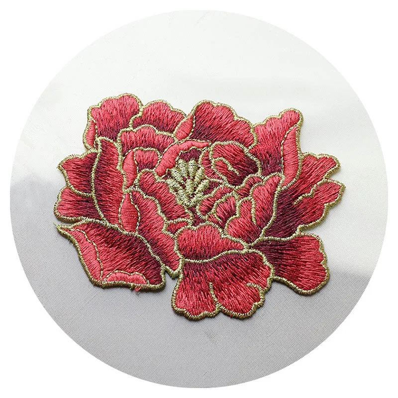 flower embroidery patches for clothes 4