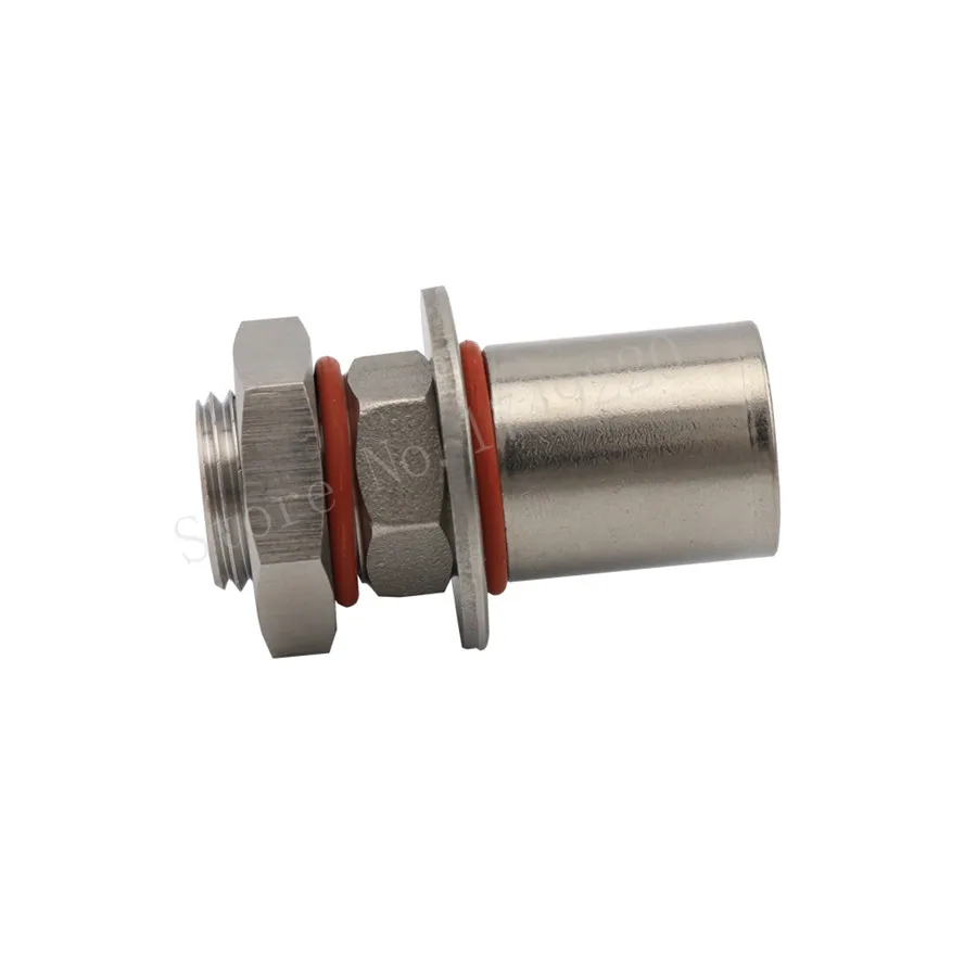 

Stainless Steel 1/2" Hex Nipple,Homebrew Weldless Bulkhead for Beer Keg Kettle Valve Accessories