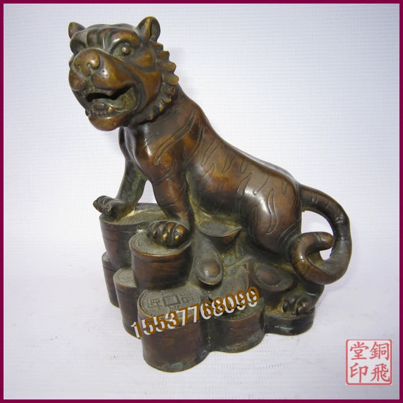 

bronze crafts decoration lucky zodiac bronze tiger