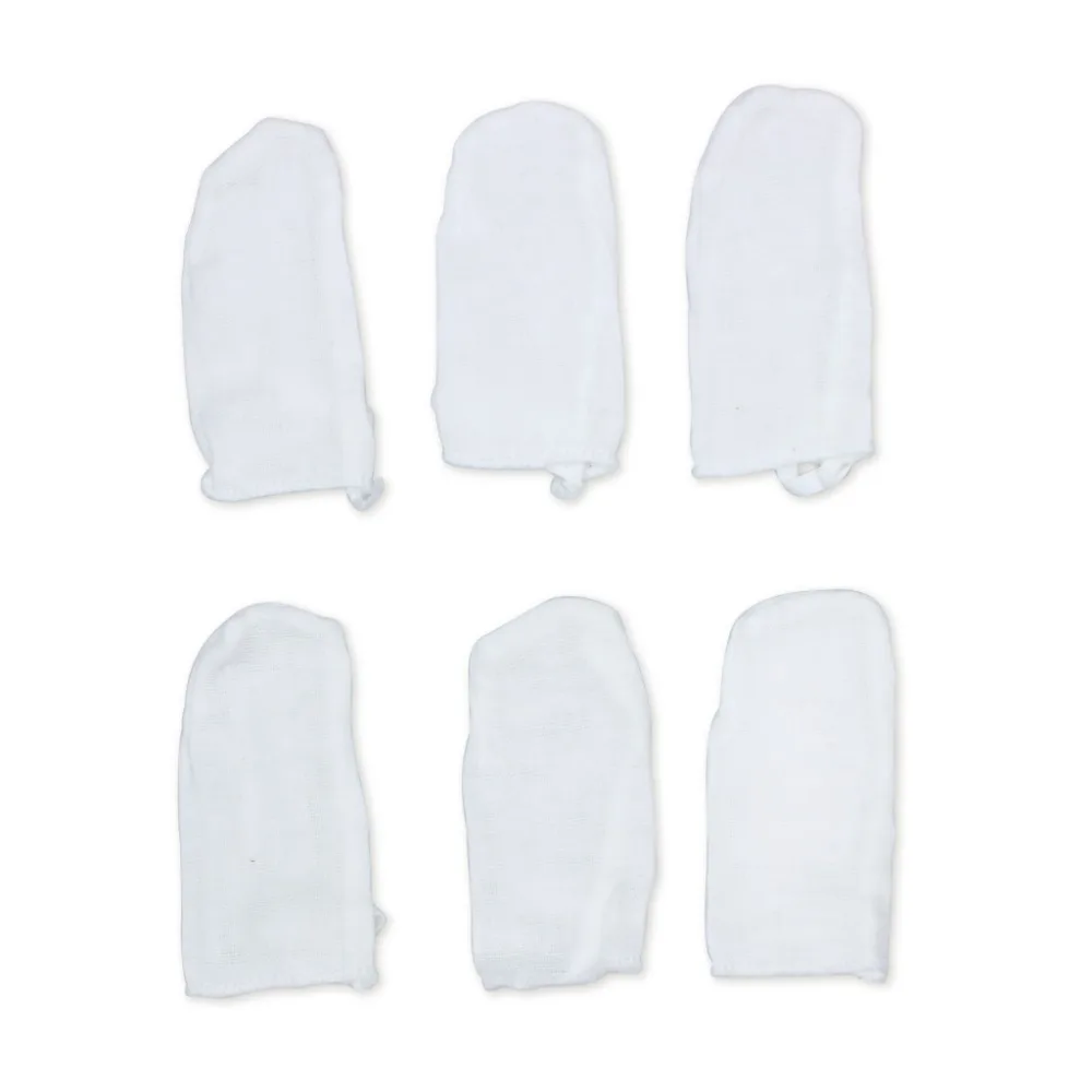 Baby Finger Toothbrush Set of 6 for Infant Train Your Child Healthy Oral Habits (6)