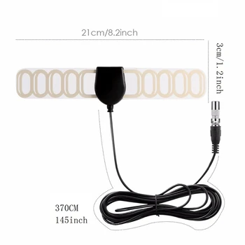 

JETTING For Satellite Receive 20dB Indoor HD Digital Amplifier TV Antenna 25 Miles Range DVB-T/T2 TV Indoor Antenna DVB-T2