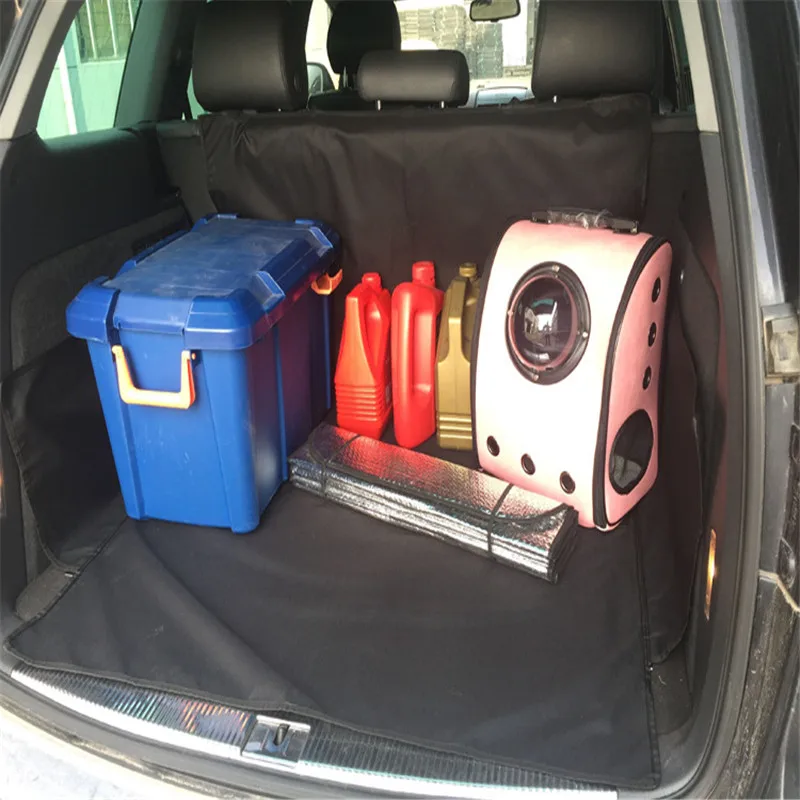 new big size Polyester Oxford waterproof Car auto Trunk Mat Liner Car