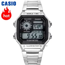 Casio watch Analogue Men s Quartz Sports Watch Casual vintage square watch AE 1200WHD