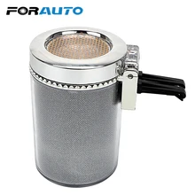 FORAUTO автомобильная пепельница со светодиодной подсветкой пепельница для сигар цилиндр для дыма аксессуары для автомобиля Стайлинг Аксессуары для интерьера чашка для хранения