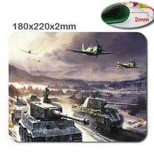 World Tanks 180 220 2mm Customized Style Textured Surface Water Mousepad Silver Superman Logo Non Slip