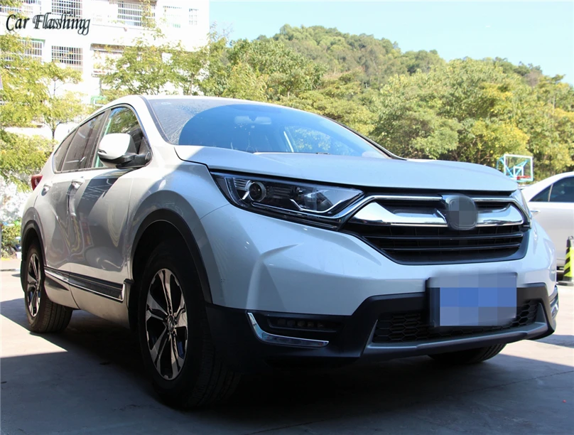 Автомобильный мигающий для Honda CRV CR-V DRL для вождения, дневной ходовой светильник DRL с желтым поворотом, противотуманная лампа, реле, Дневной светильник