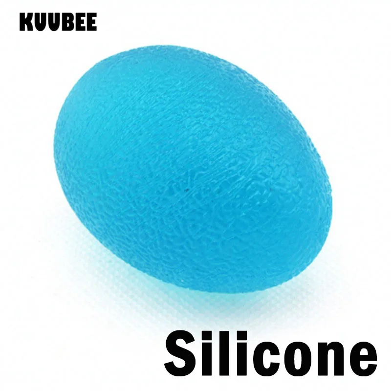 

Hands Expander Silicone Egg Massage Gripper Strengths Stress Relief Ball Forearm Finger Exercise