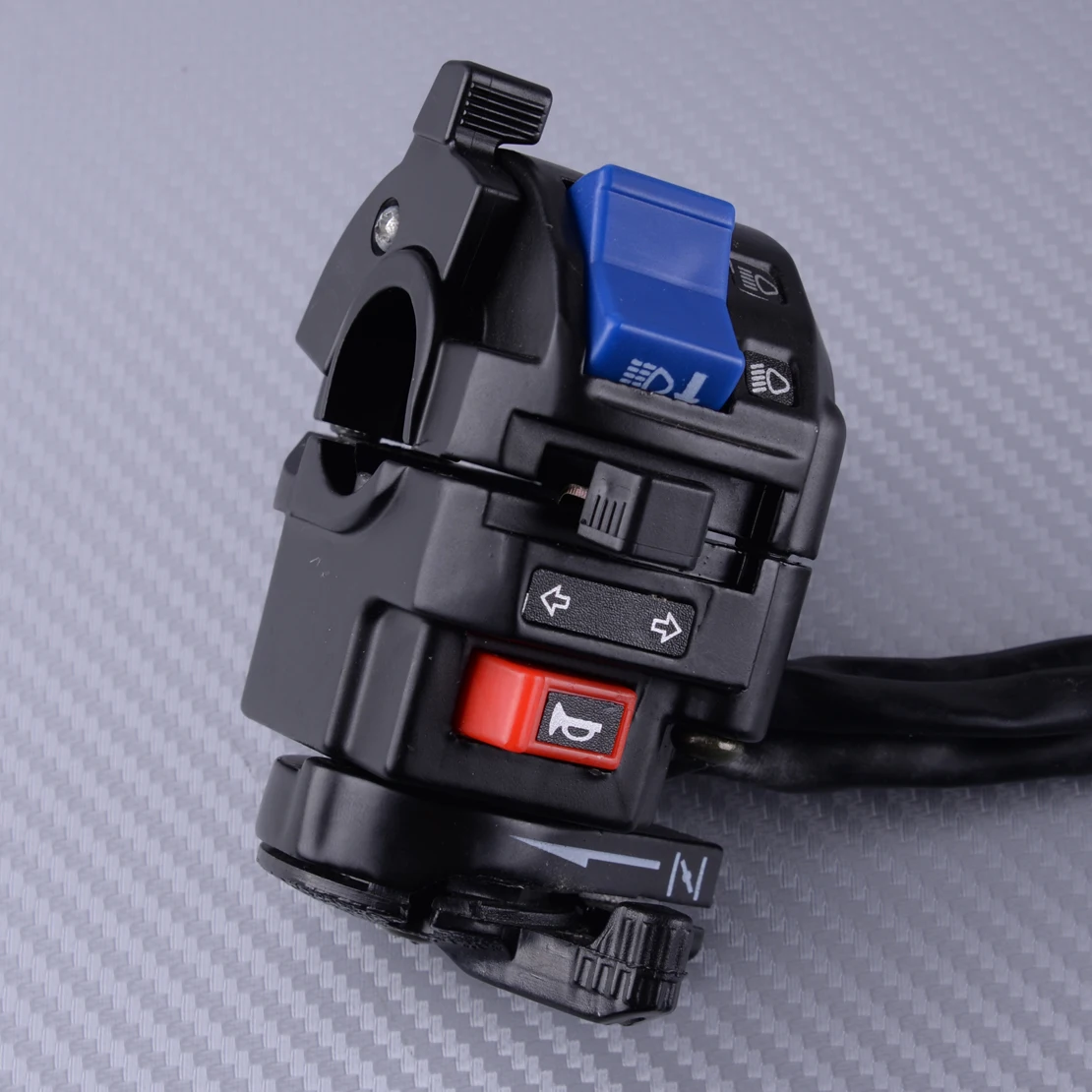 DWCX 12V мотоцикл 22 мм 7/8 &quotРуль левый руль рог указатель поворота светильник