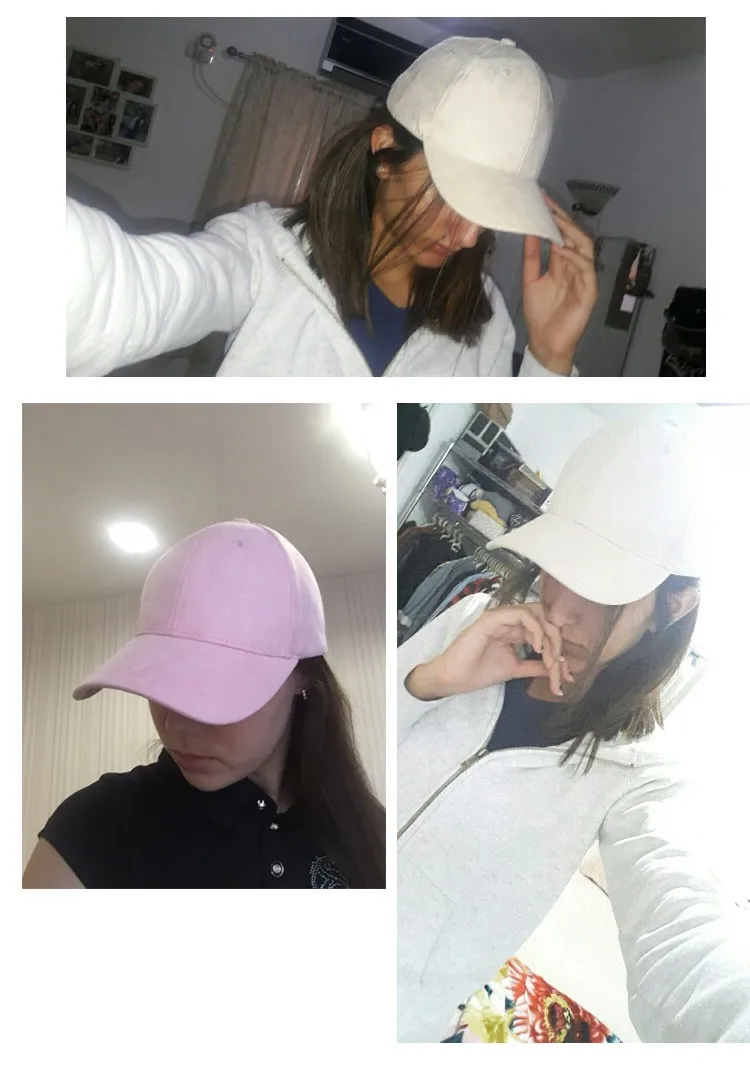 suede baseball cap  (4)