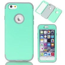 Для Крышки Apple iPhone 6 6 S 4.7 «телефон Случаях Мягкие Резиновые Силиконовые Гибридный Дело Чехлы Fundas w/Защитная Пленка + Стилус